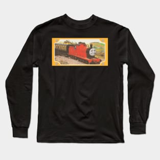 Thomas the Tank Engine Vintage Stamp - James Long Sleeve T-Shirt